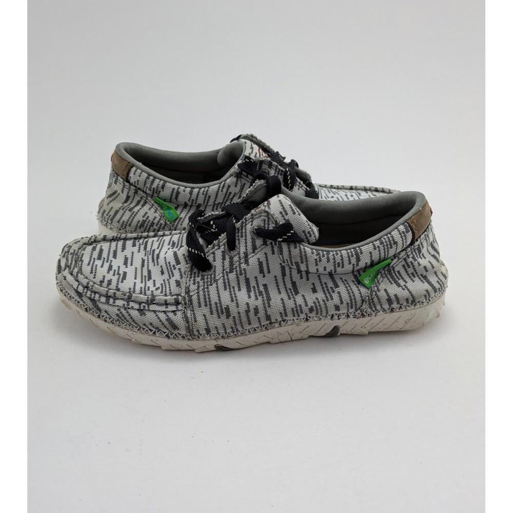 Womens Twisted X‎ Zero-X Eco TWX Gray White Lace Up Flats Shoes WZX0001 Size 10